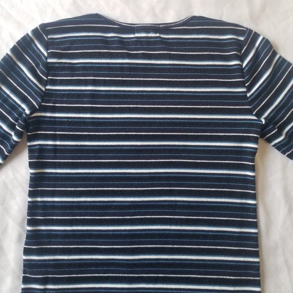 GAP Women's Long Sleeve Feather Tee XS Stripped - Picture 8 of 8